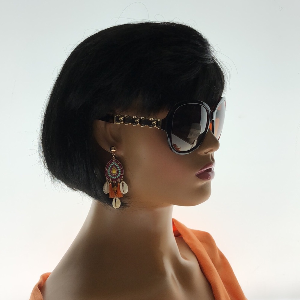 Oleg Cassini Big Round Tortoise Shell Medium Arm … - image 3